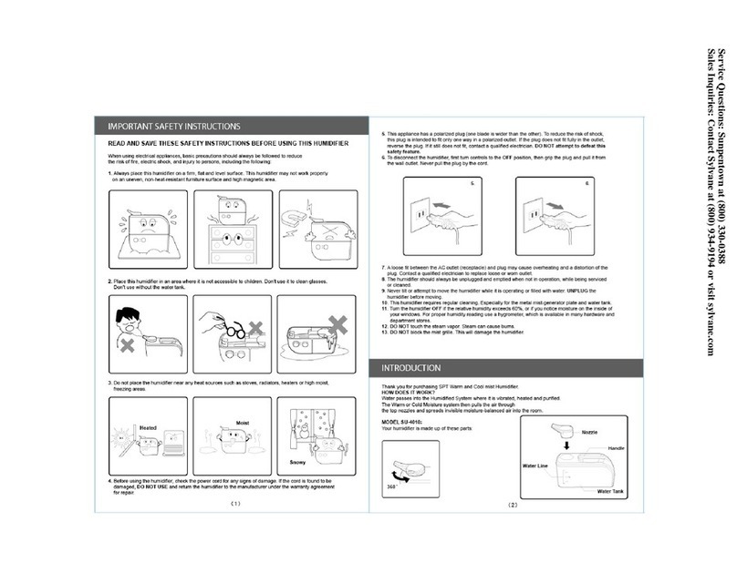 SPT SU-4010 owner's manual