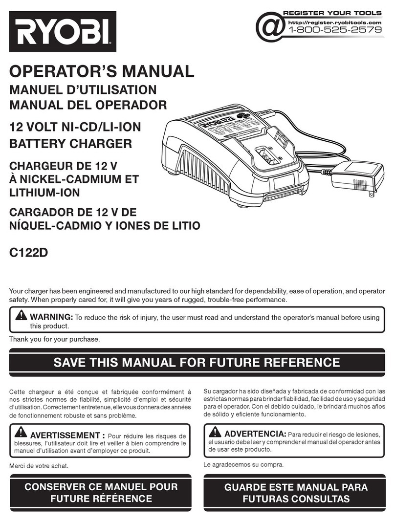 Ryobi C122D Operator's manual