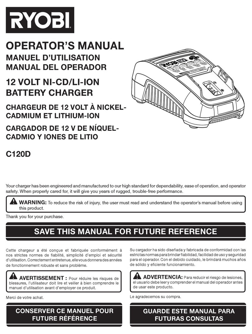 Ryobi C120D Operator's manual