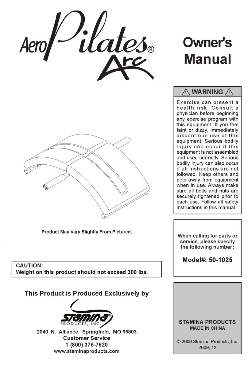 Stamina AeroPilates Arc User manual