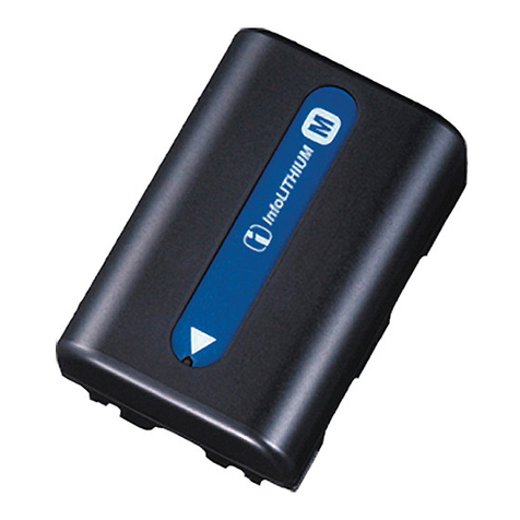 Sony infoLITHIUM NP-FM50 User manual