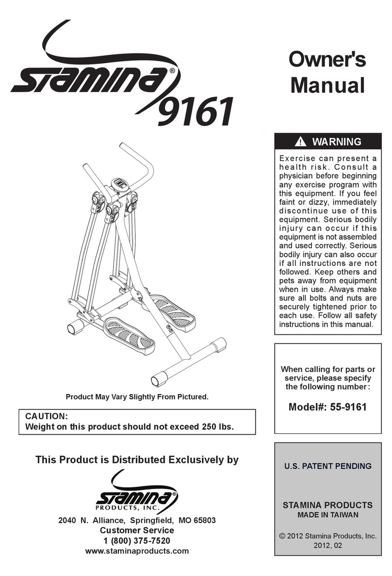 Stamina 9161 User manual