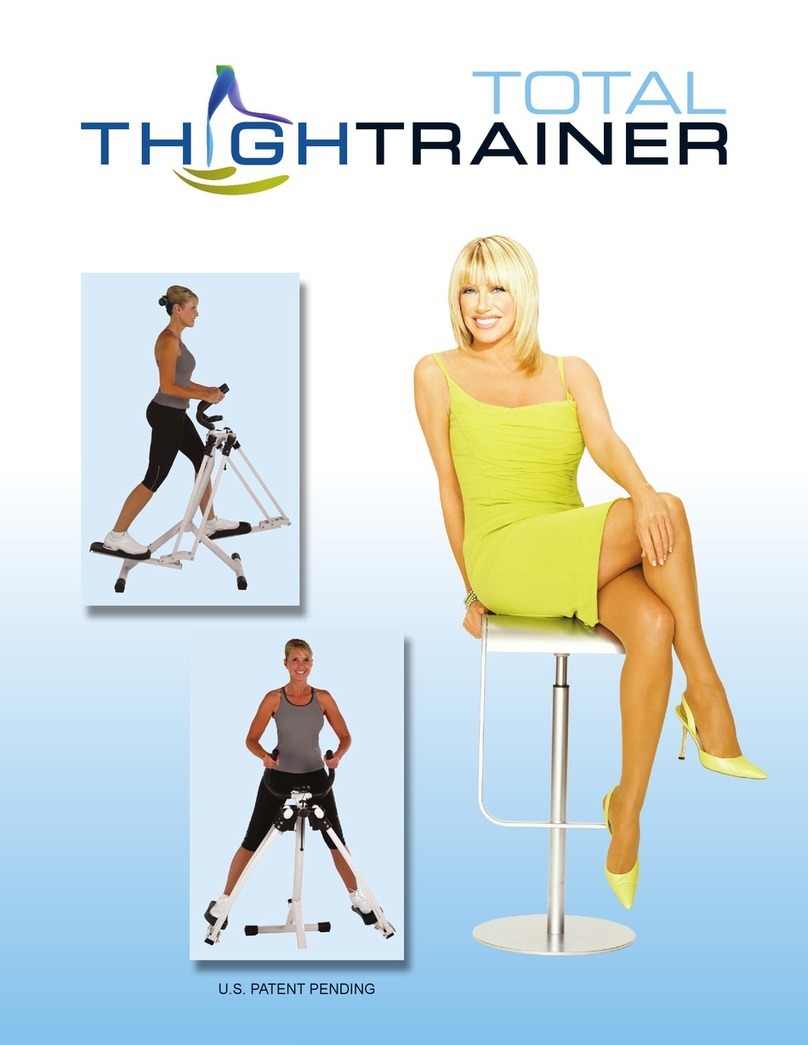 Stamina Total Thigh Trainer owner's manual