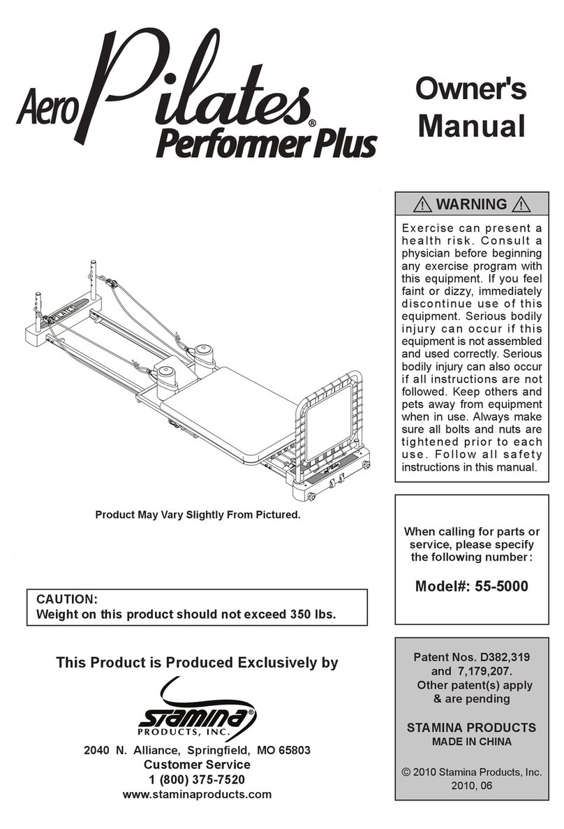 Stamina AeroPilates Performer Plus User manual