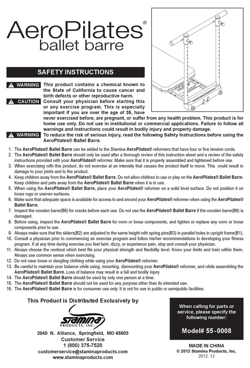 Stamina AeroPilates User manual