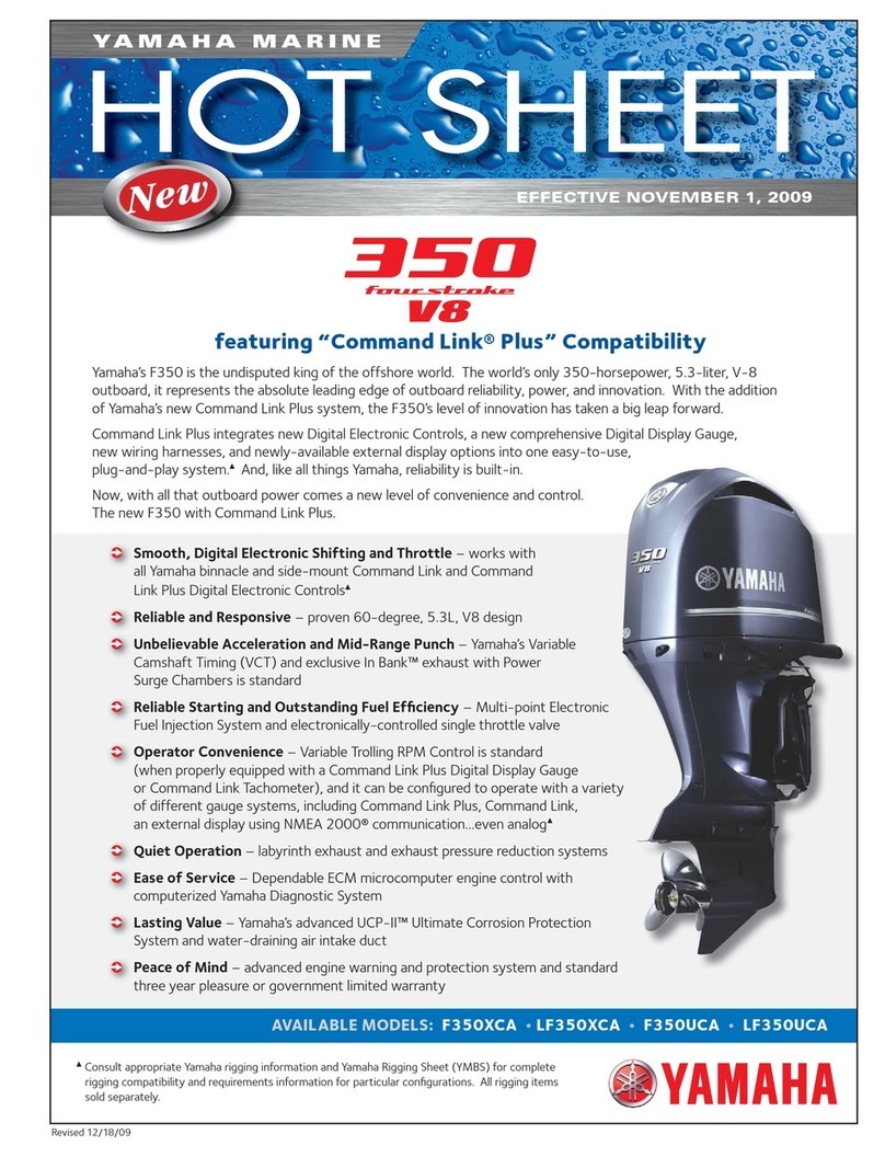 Yamaha 350 FourStrake V8 User manual Yamaha 350 FourStrake V8 User manual