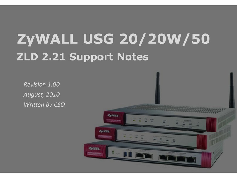 ZyXEL Communications ZYWALL USG 20W user guide