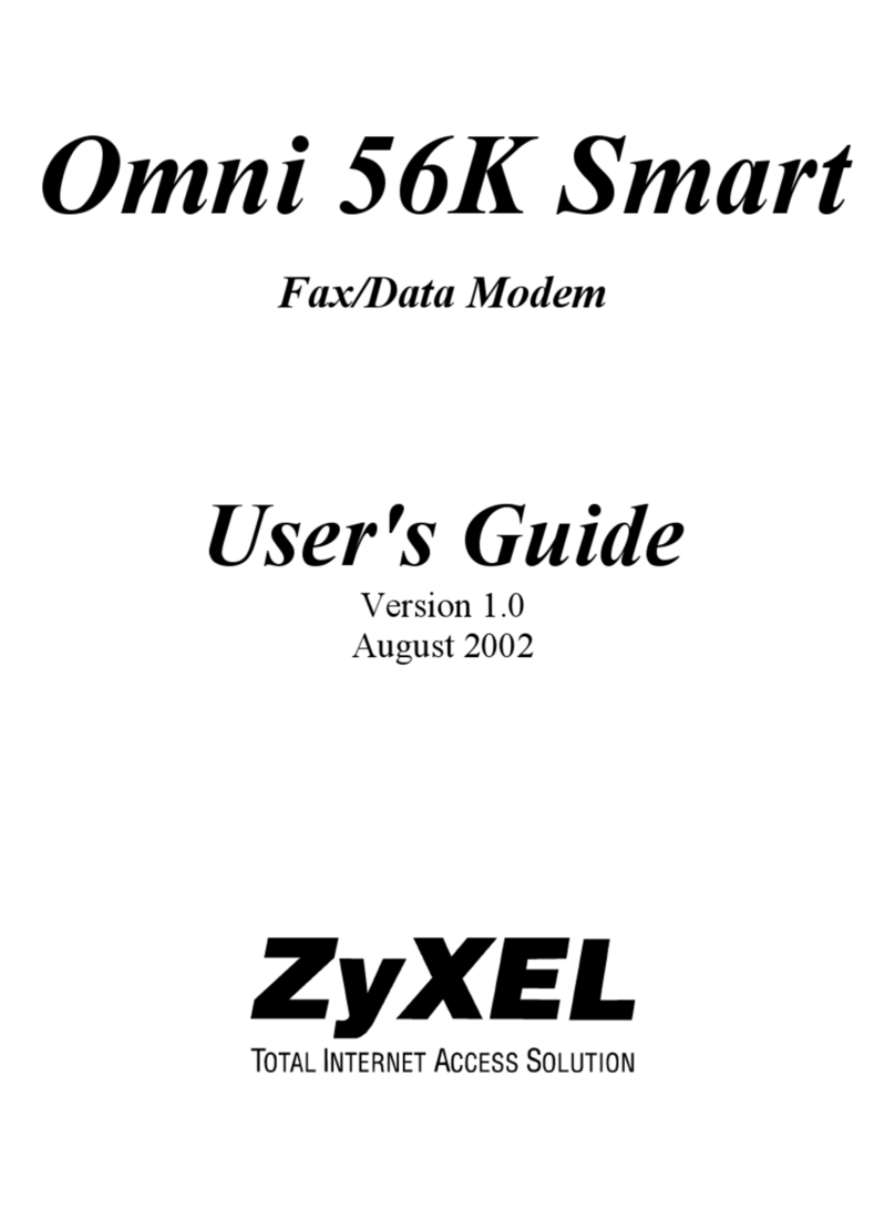 ZyXEL Communications Omni 56K Smart User manual