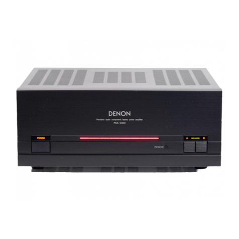 Denon POA-2200 User manual Denon POA-2200 User manual