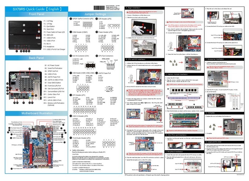 Shuttle SX79R5 User manual