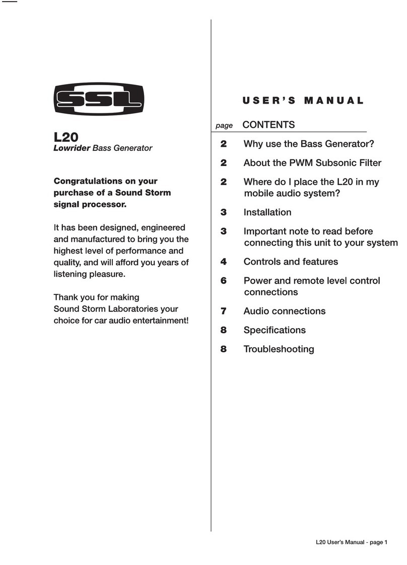 Ssl L20 user manual