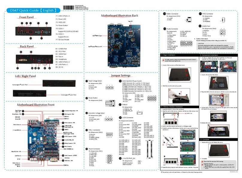 Shuttle DS47 User manual Shuttle DS47 User manual