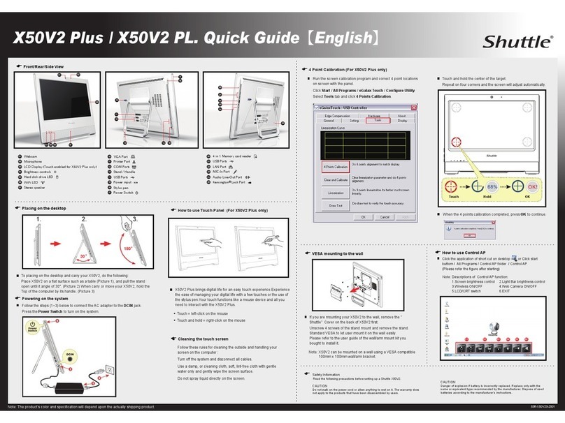 Shuttle X50V2 PL User manual