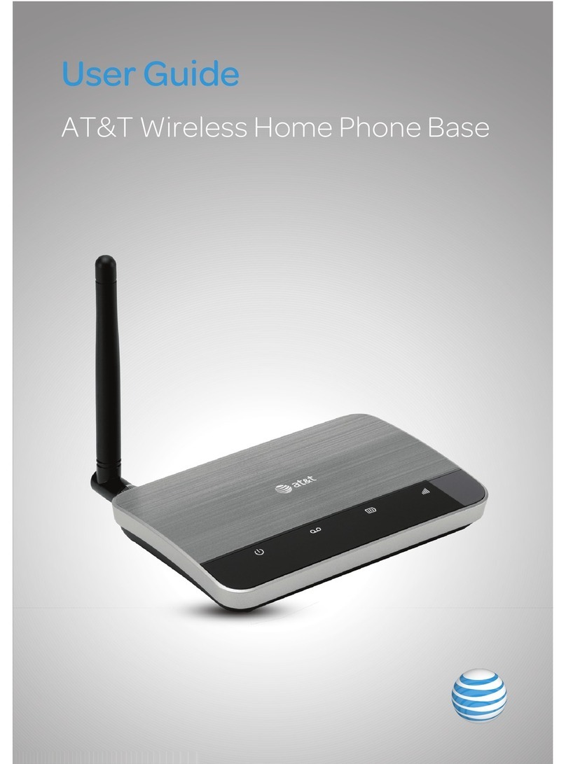 Zte AT&T Wireless Home Phone Base user guide