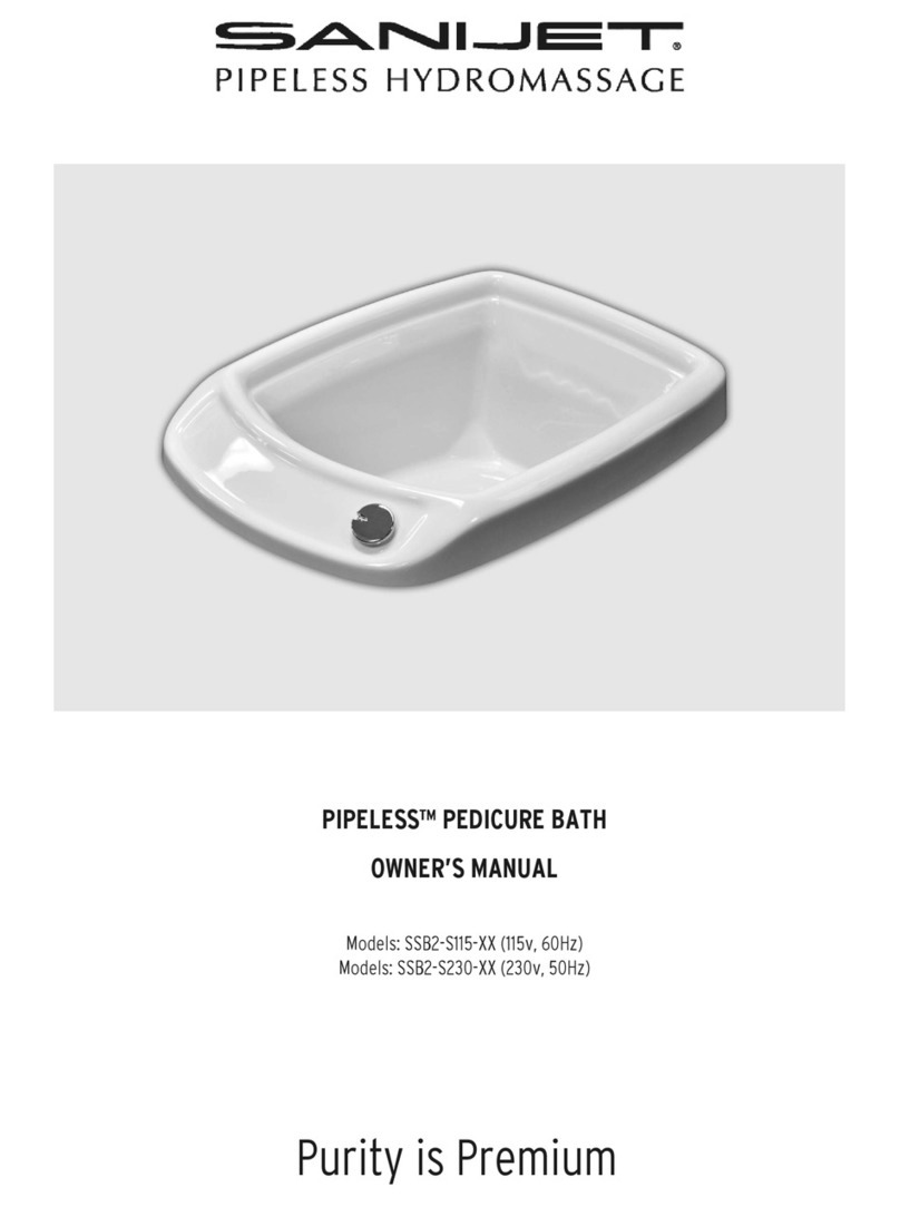 Sanijet PIPELESS SSB2-S115-XX owner's manual