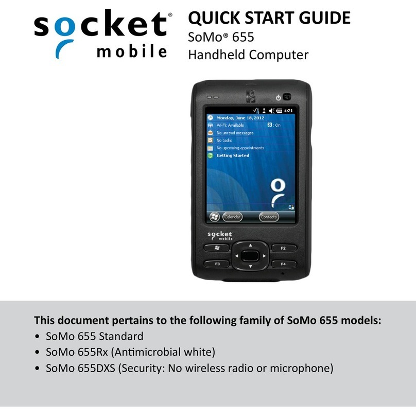 Socket SoMo 655 Standard User manual