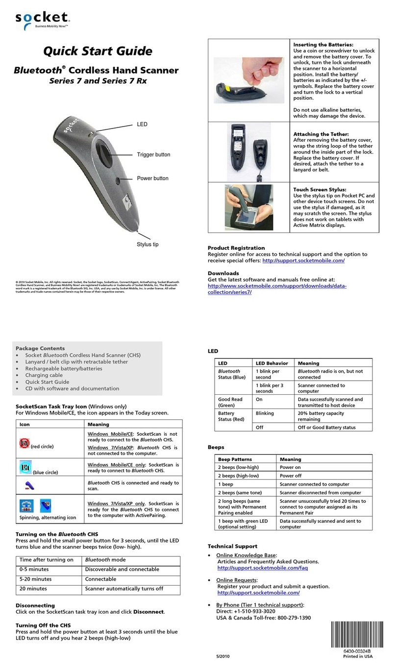 Socket CHS Series 7 User manual