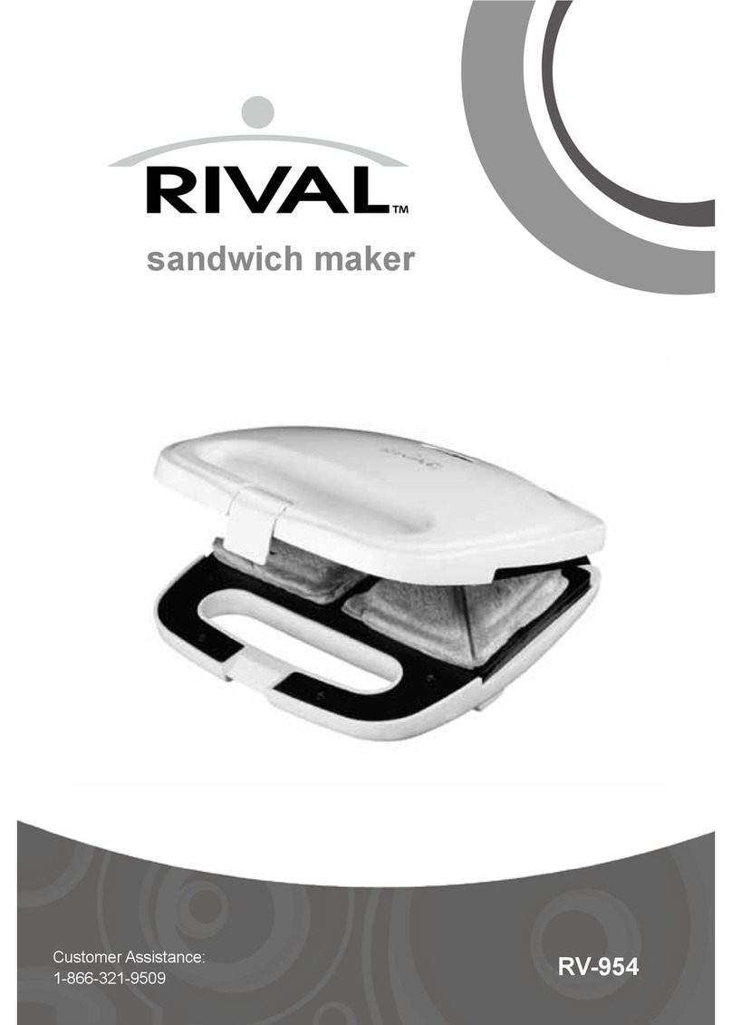 Rival RV-954 owner's guide