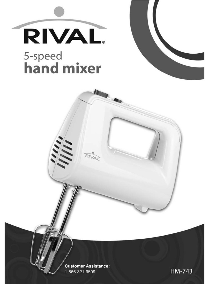 Rival HM-743 User manual