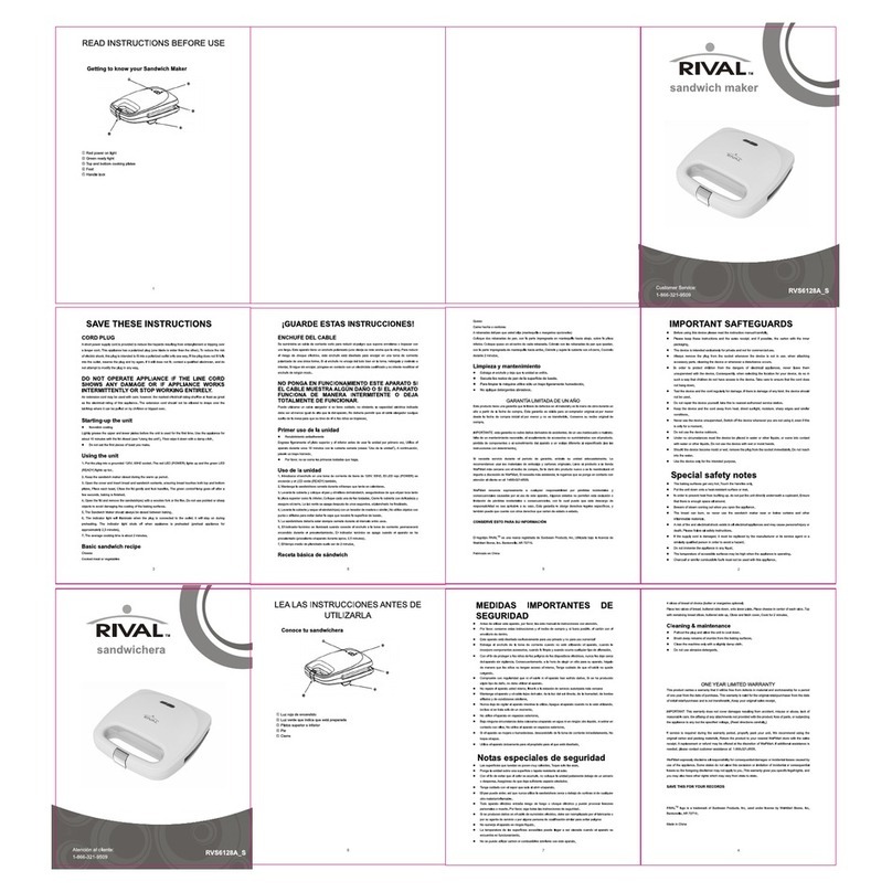 Rival RVS6128A_S User manual Rival RVS6128A_S User manual