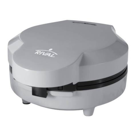 Rival Mini Cupcake maker User manual Rival Mini Cupcake maker User manual