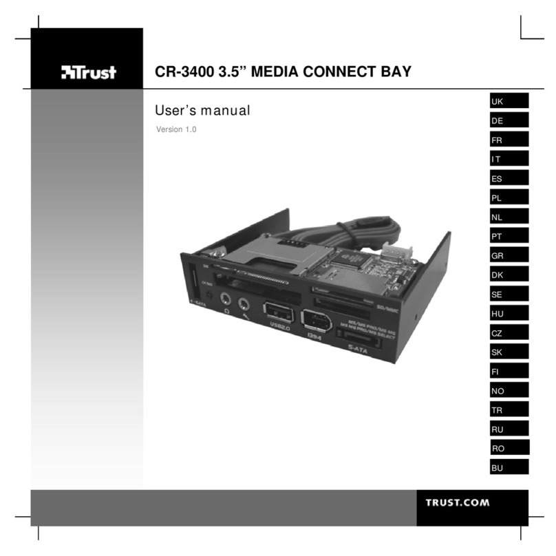 Trust CR-3400 User manual