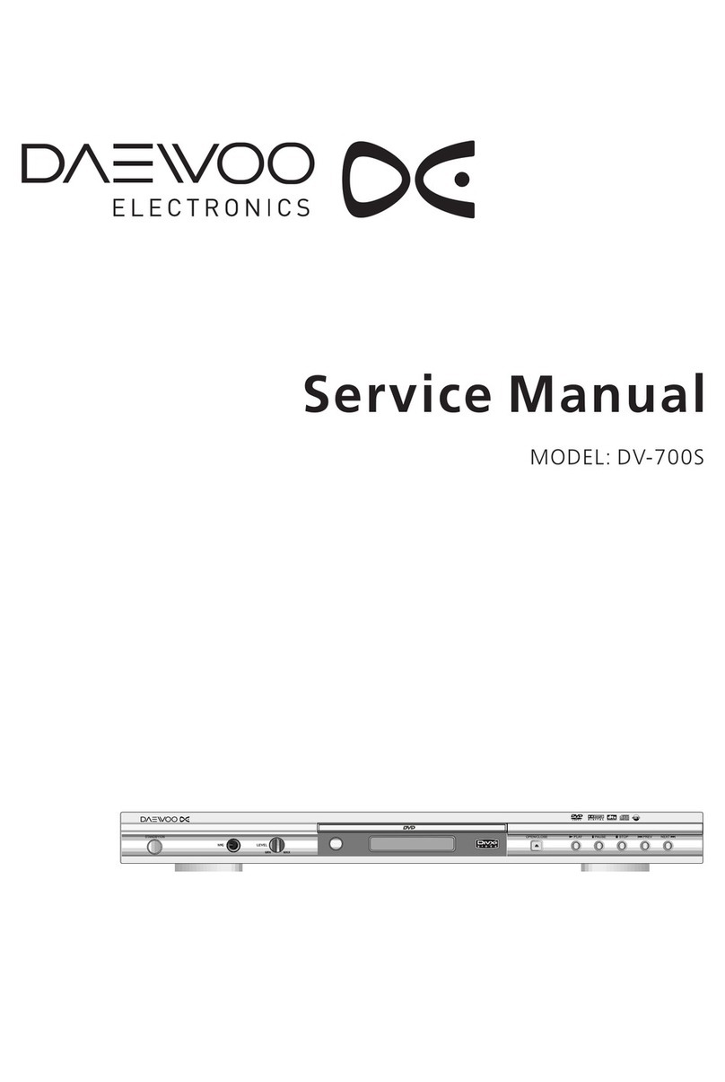 Daewoo DV-700S Service manual