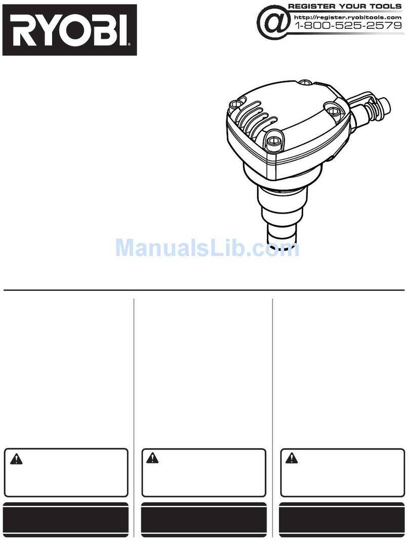 Ryobi YG300MP Operator's manual