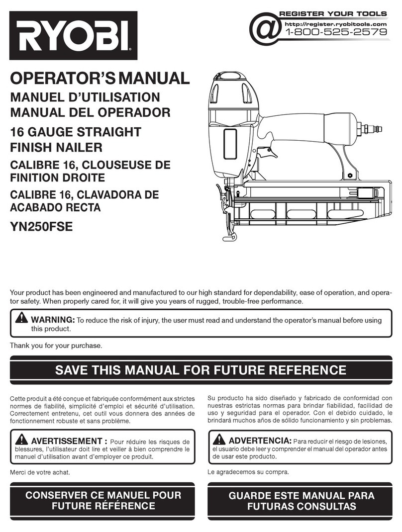Ryobi YN250FSE User manual