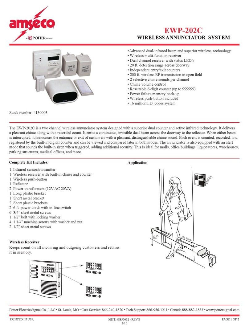 Amseco EWP-202C Specifications