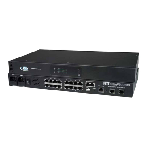 Network Technologies SERIMUX-S-x User manual