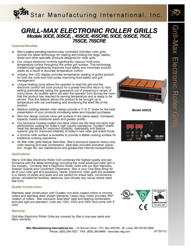 Star GRILL-MAX 30SCE User manual Star GRILL-MAX 30SCE User manual