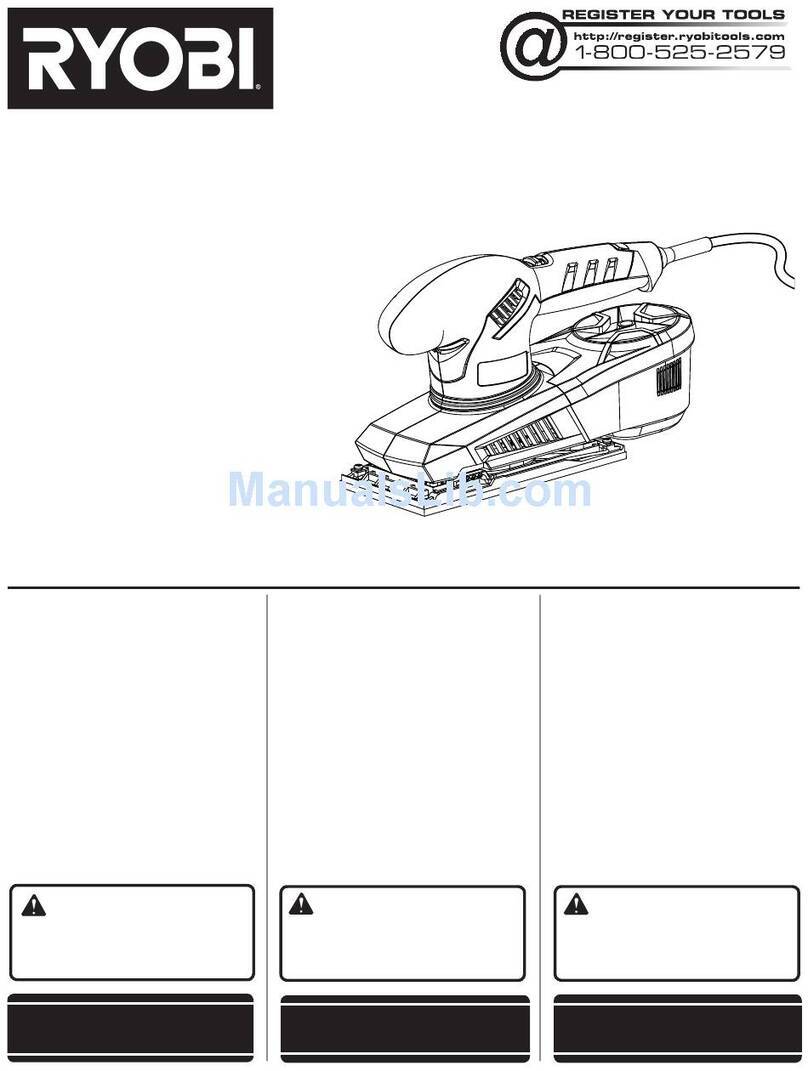 Ryobi S631D User manual
