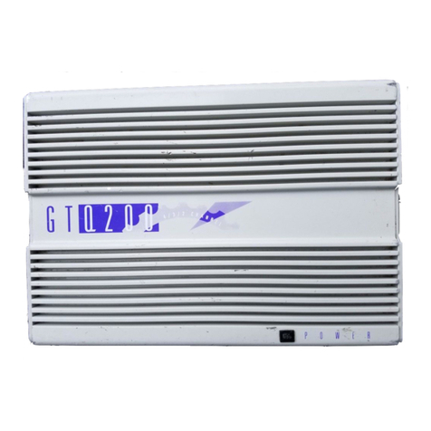 JBL GTQ200 Technical manual