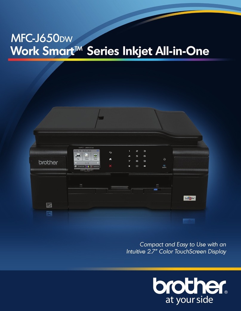 Brother Work Smart MFC-J650dw Manual