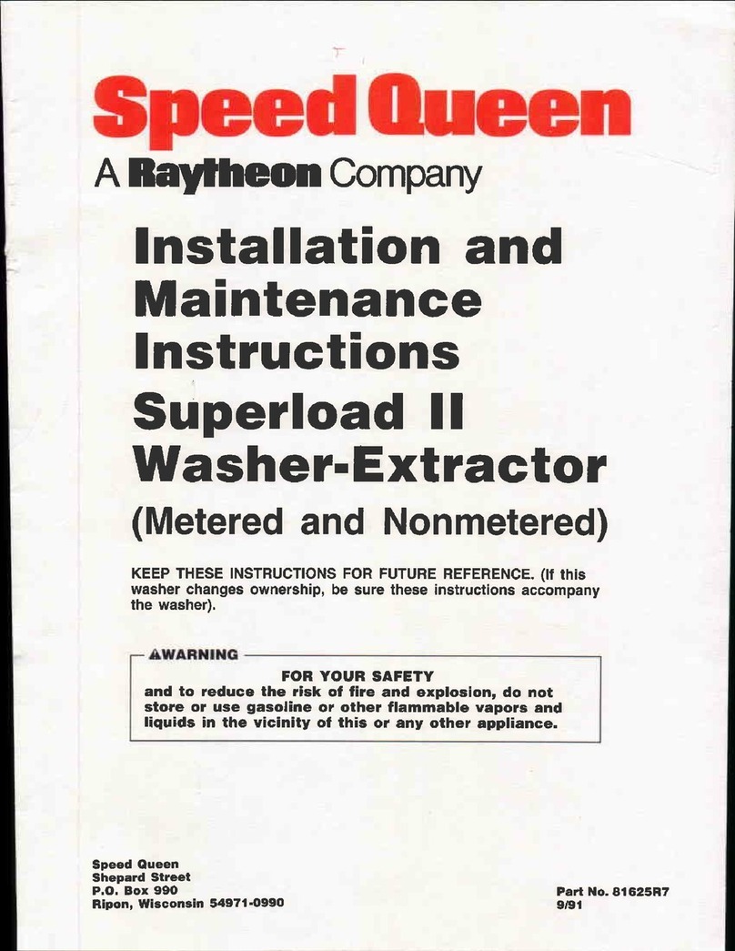 Speed Queen CL9161 User manual