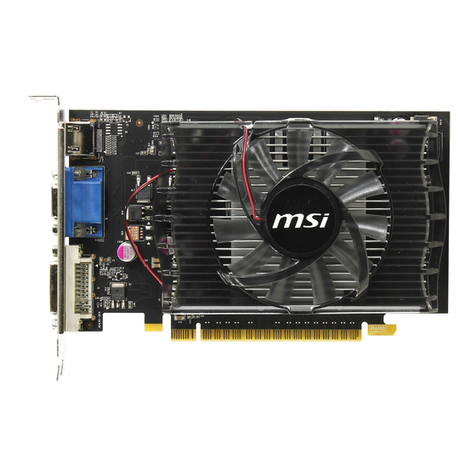 MSI GeForce GT 630 N630GT-MD1GD3 PCI-E 2.0 User manual
