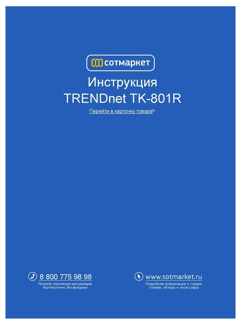 TRENDnet TK-401R User manual