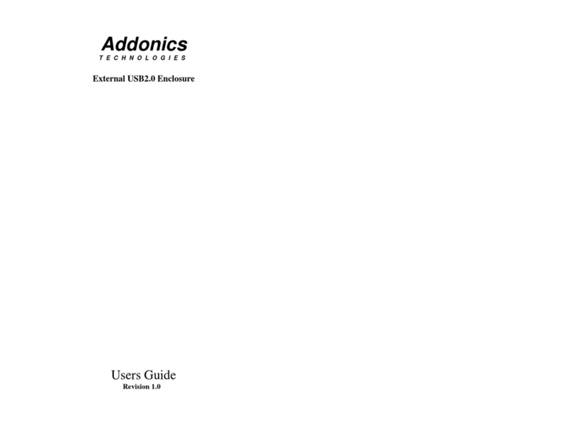 Addonics Technologies External USB2.0 user guide