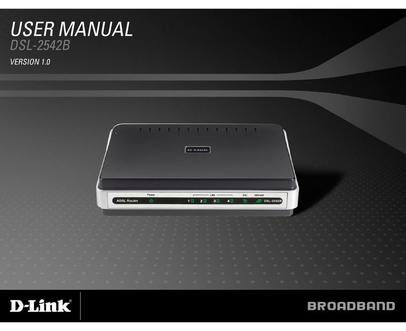 D-Link DSL-2542B User manual D-Link DSL-2542B User manual
