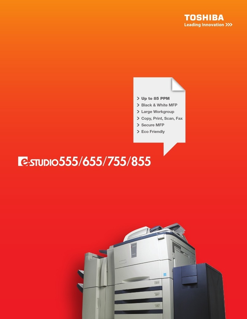Toshiba e-studio555 User manual