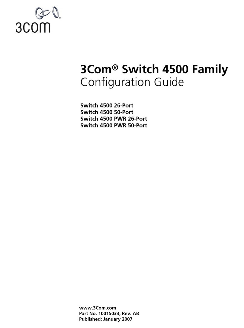 3Com Switch 4500 26-Port Configuration guide