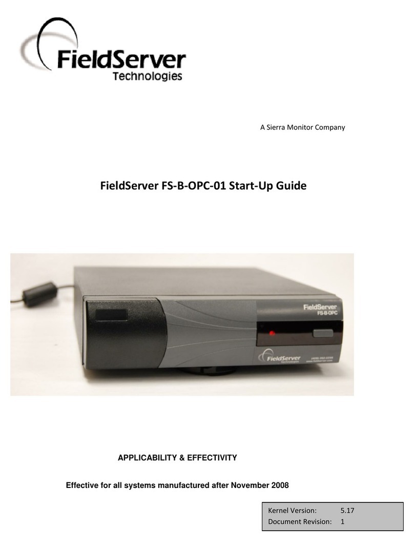 FieldServer FS-B-OPC-01 User guide