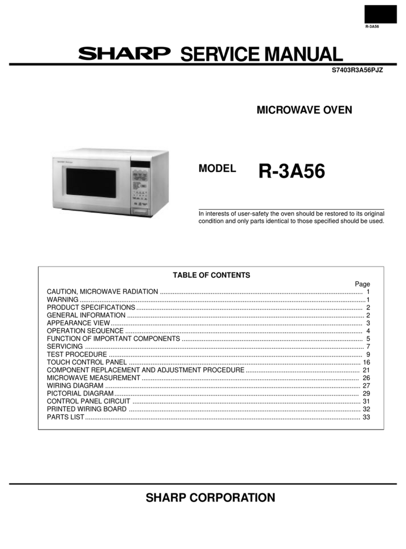 Sharp R-3A56 User manual