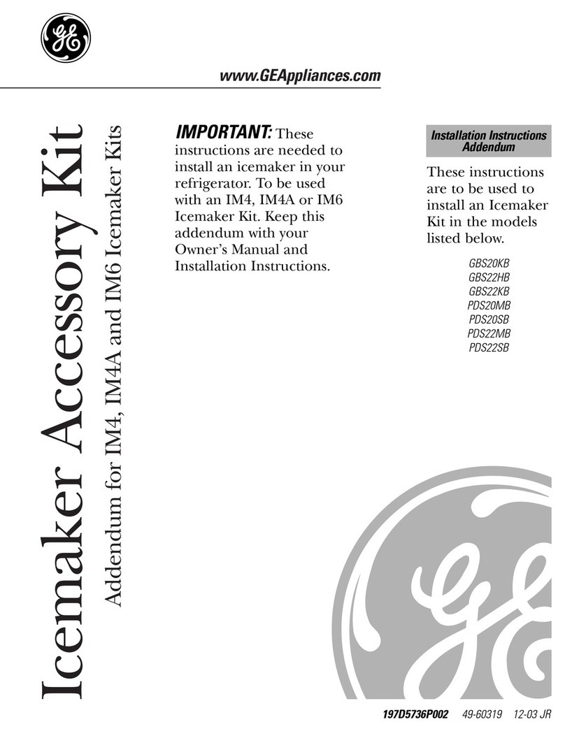 GE GBS20KB User manual GE GBS20KB User manual
