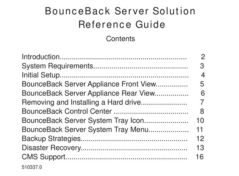 Cms Products BounceBack User manual
