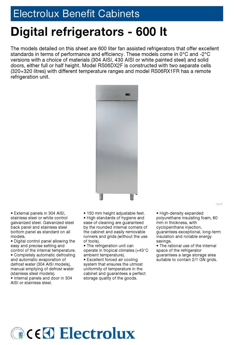 Electrolux RS06NX1F 726455 Technical data