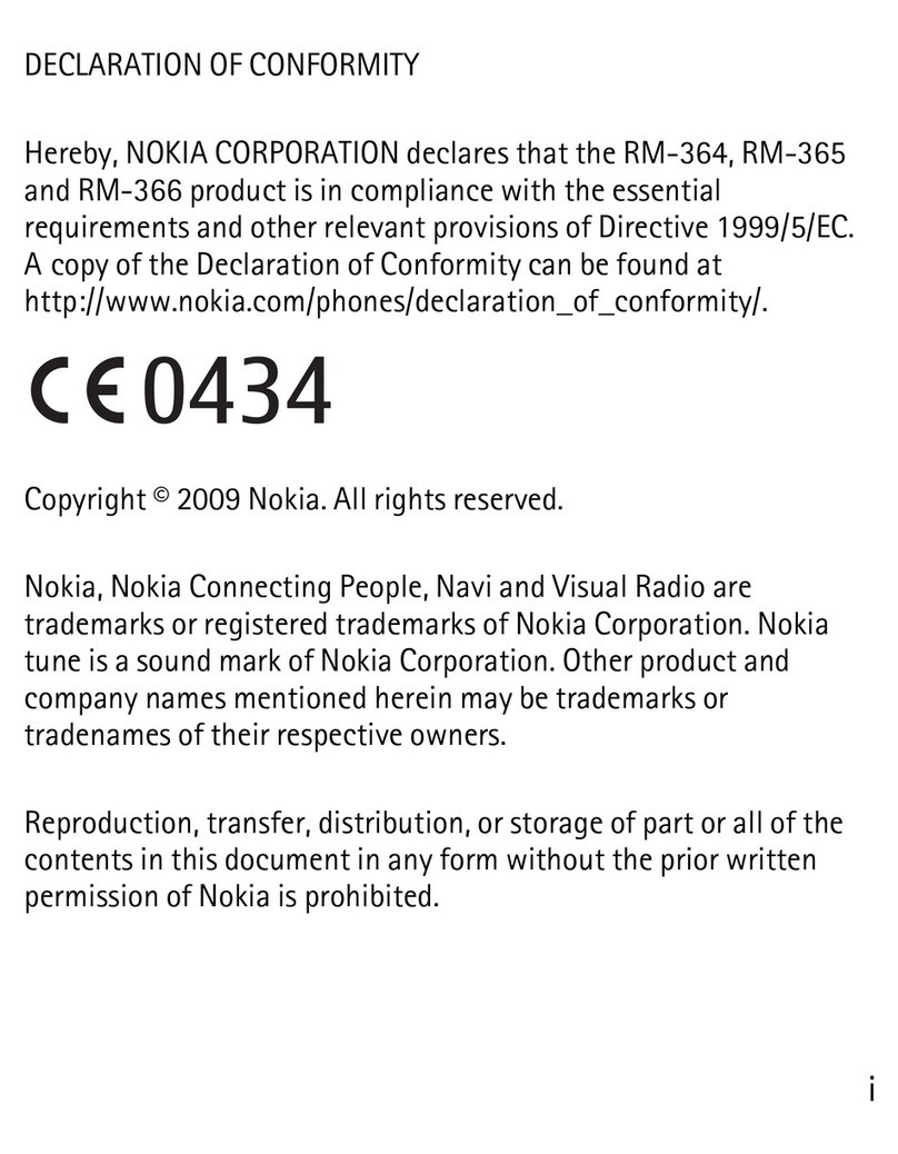 Nokia RM-364 User manual