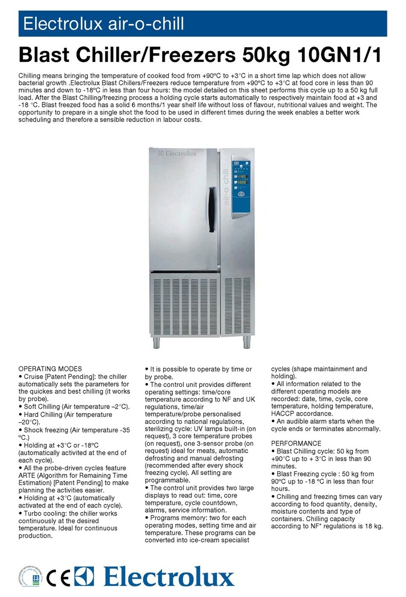 Electrolux AOFP101C 726749 Technical data