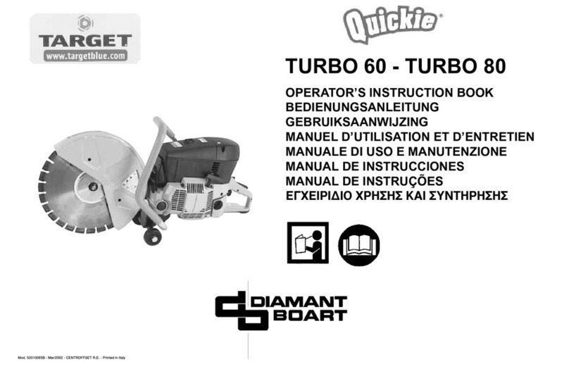 Diamant Board Turbo 60 Operators instruction book Diamant Board Turbo 60 Operators instruction book